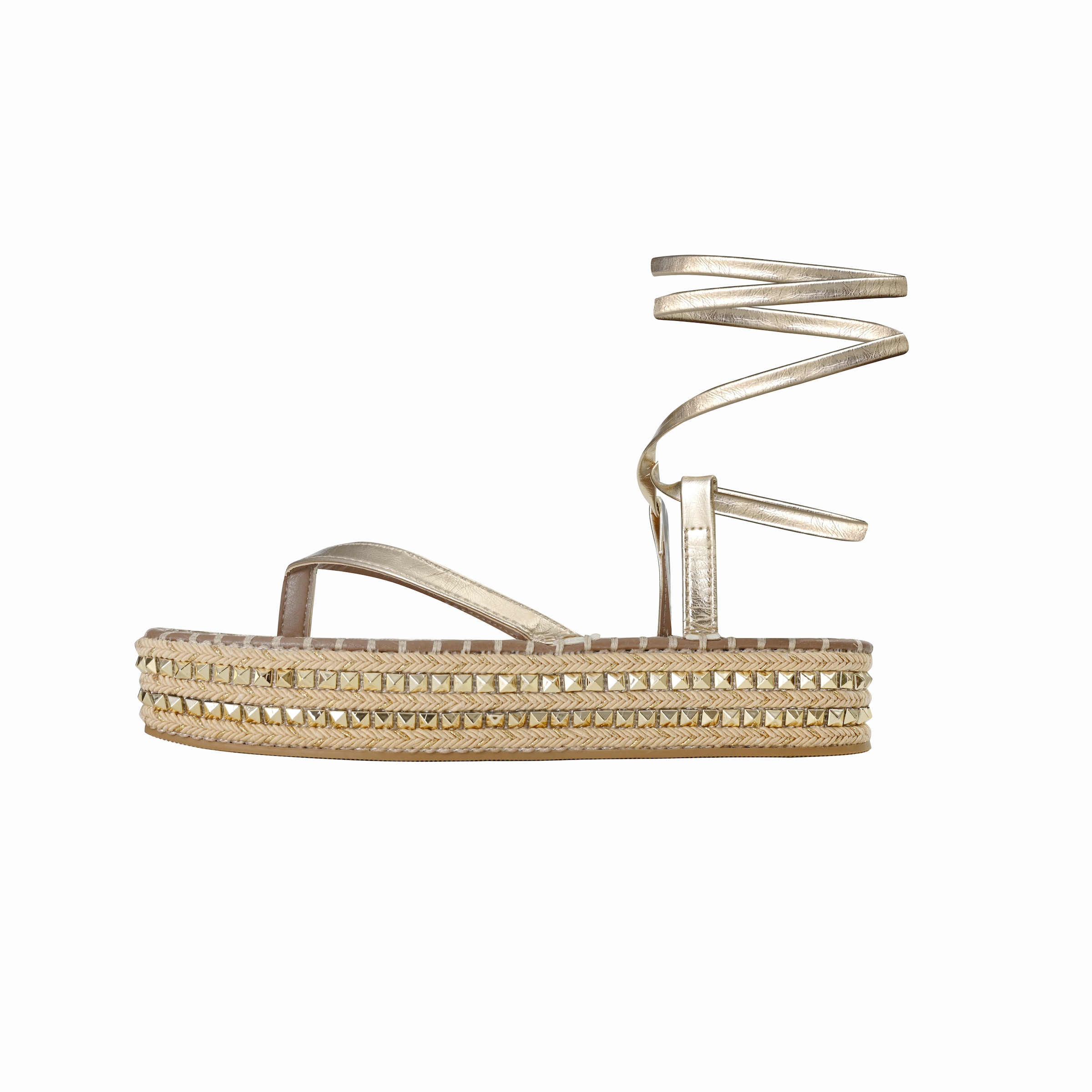 South Beach Sandaler i guld, Produktvisning