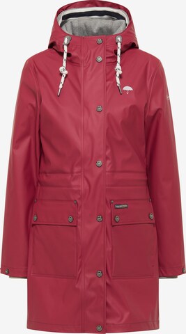 Schmuddelwedda Raincoat in Red: front