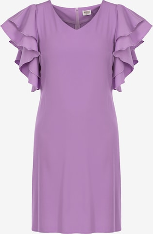 Robe de cocktail Karko en violet : devant