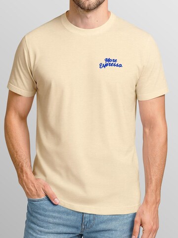 Neverless Shirt 'More Espresso' in Beige: front