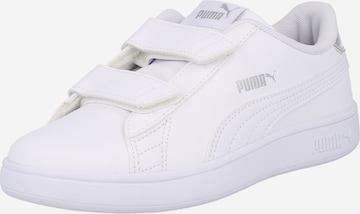 PUMA Sneakers 'Smash V2 Mirror' in White: front