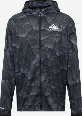 NIKE Športna jakna 'Aireez' | siva barva: sprednja stran