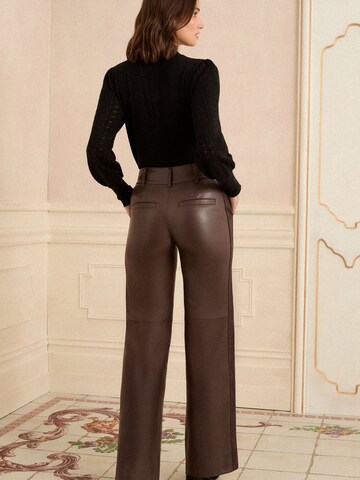 love & roses Широкий Штаны в Коричневый