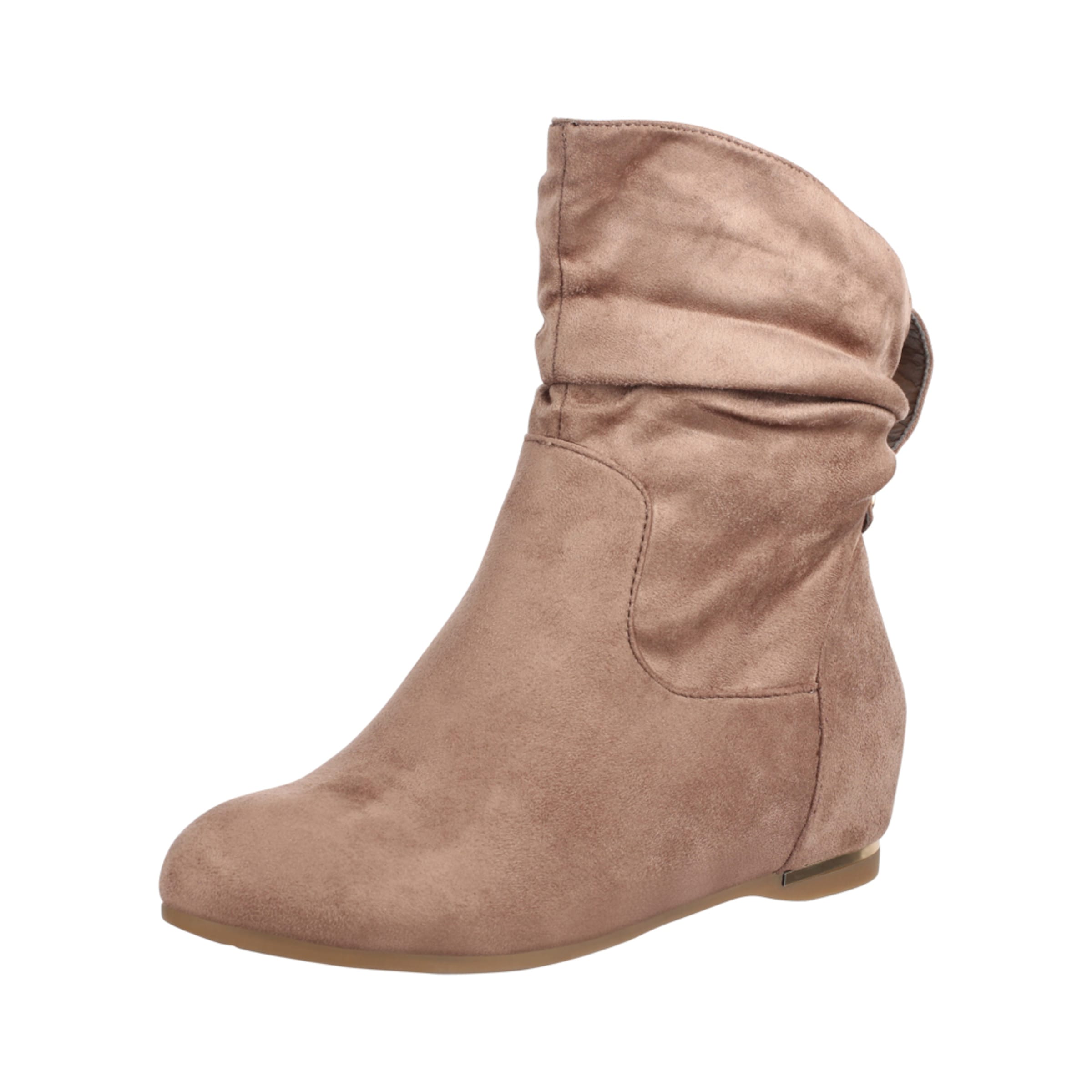 Bottines Elara en beige : devant