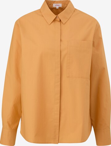 s.Oliver Blouse in Yellow: front