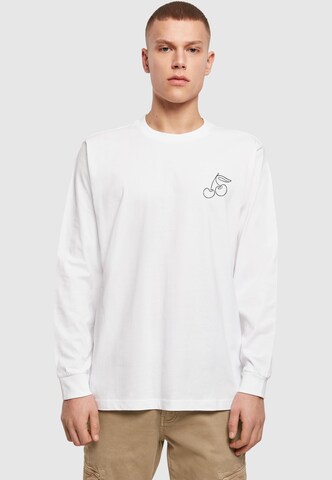 Merchcode Shirt 'Cherry' in White: front