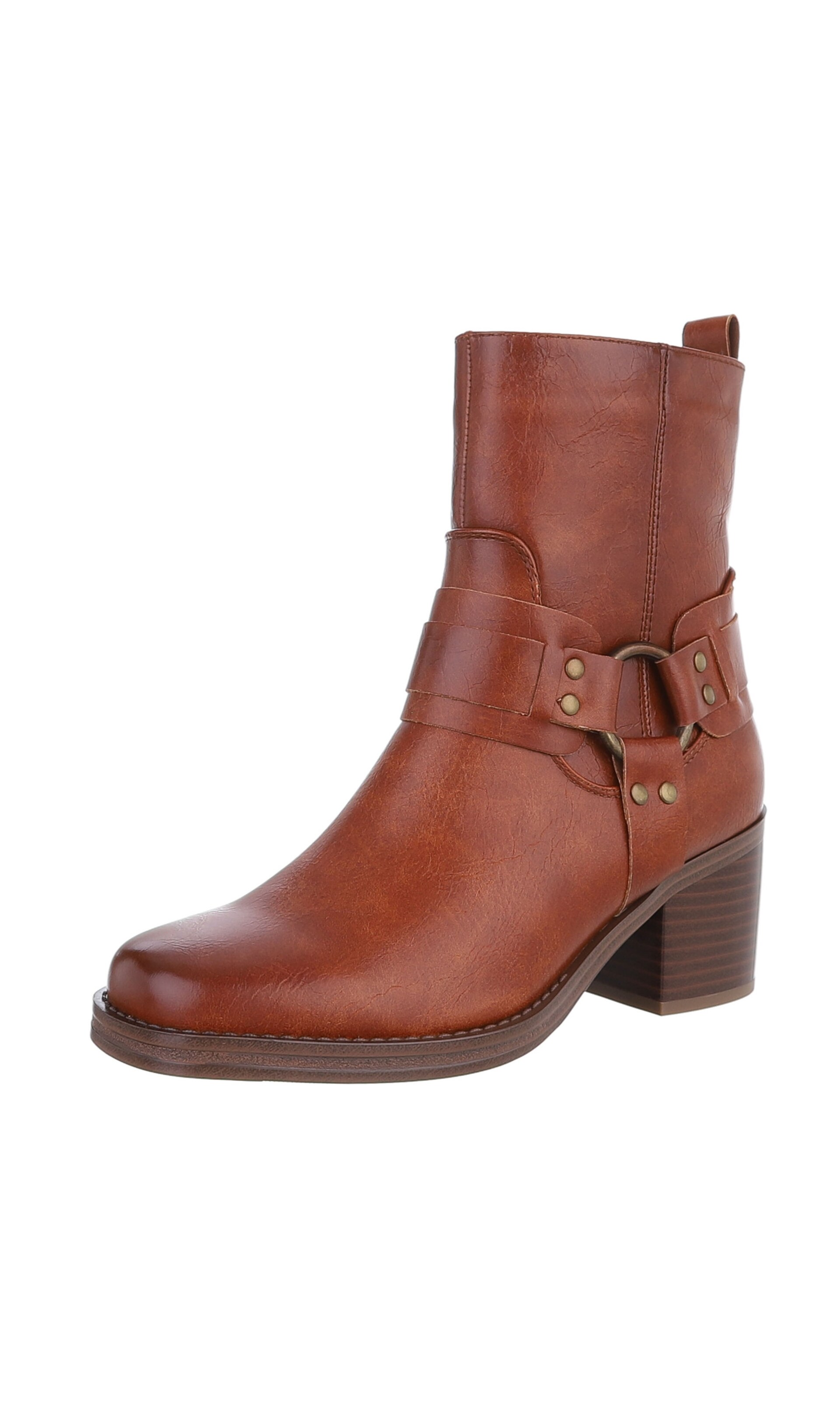 Ital-Design Boots in Brown: front