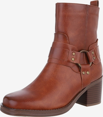 Ital-Design Boots in Brown: front
