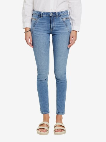 ESPRIT Skinny Jeans in Blauw: voorkant