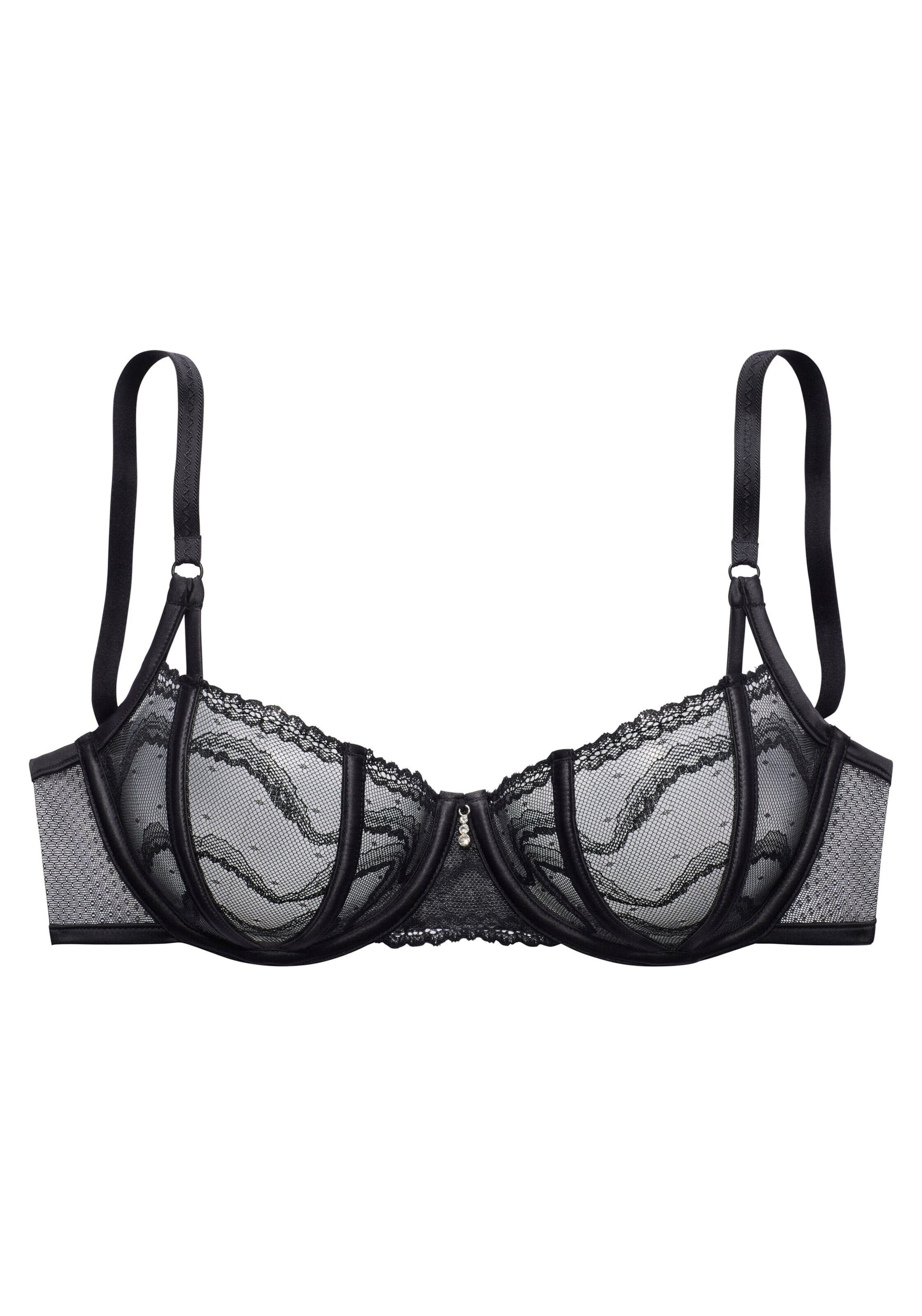 LASCANA Balconette Behå i svart: framsida