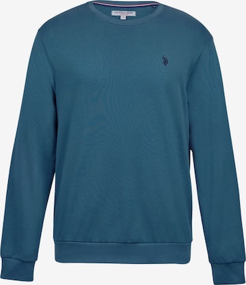 U.S. POLO ASSN. Sweatshirt 'Hugo' in Grün: Vorderseite