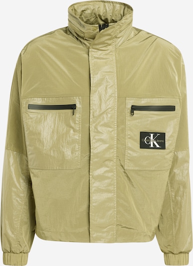 Demisezoninė striukė iš Calvin Klein Jeans, spalva – rusvai žalia / juoda, Prekių apžvalga
