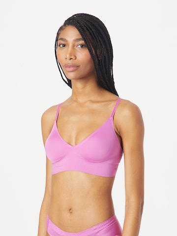 SLOGGI T-shirt Bra 'BODY ADAPT' in Pink: front