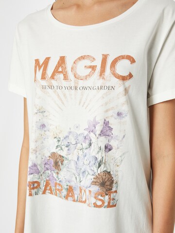 T-shirt 'CR Nicoline' Cream en blanc