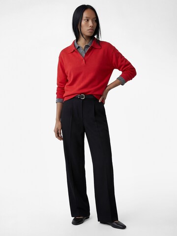 Koton Wide leg Pleat-front trousers in Black