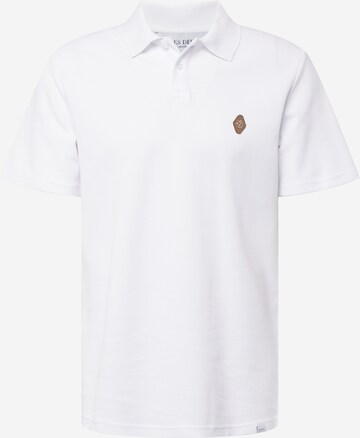 Les Deux Shirt 'Ace' in Wit: voorkant