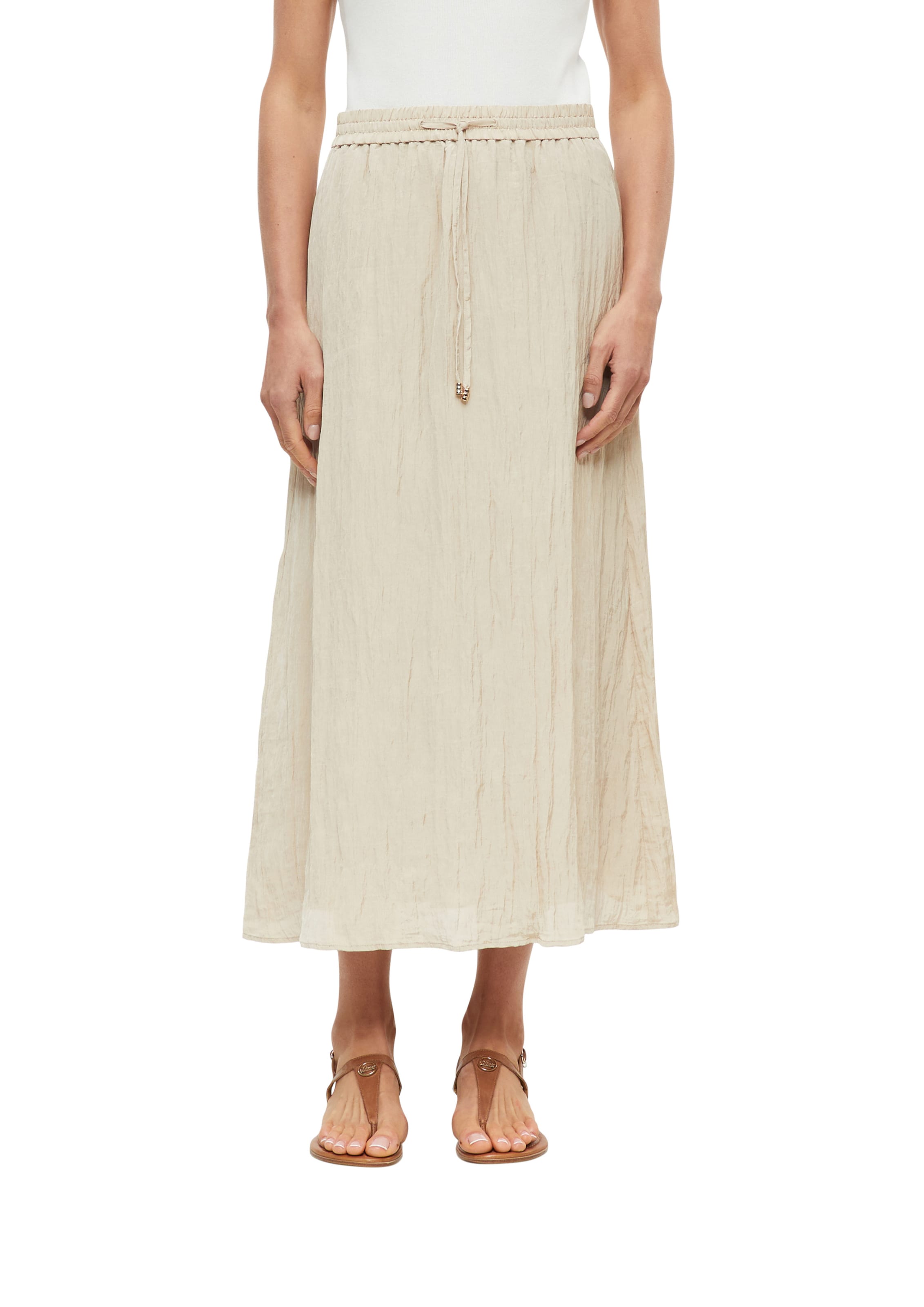 s.Oliver Rok in Beige: voorkant
