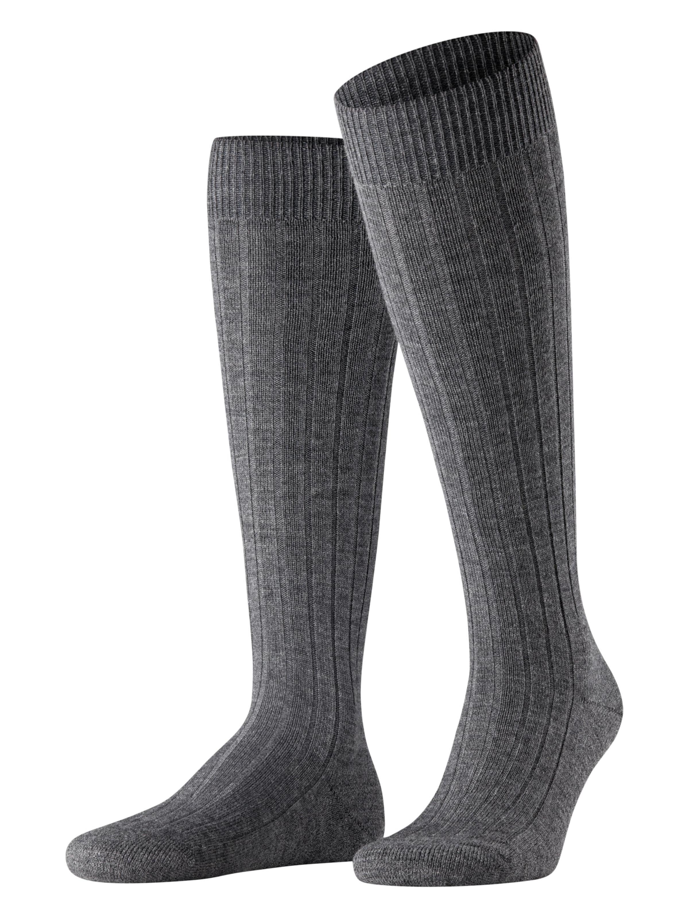 FALKE Kniestrümpfe 'Teppich im Schuh'‌‌‌‌‌‌‌‌ in Grau: Vorderseite