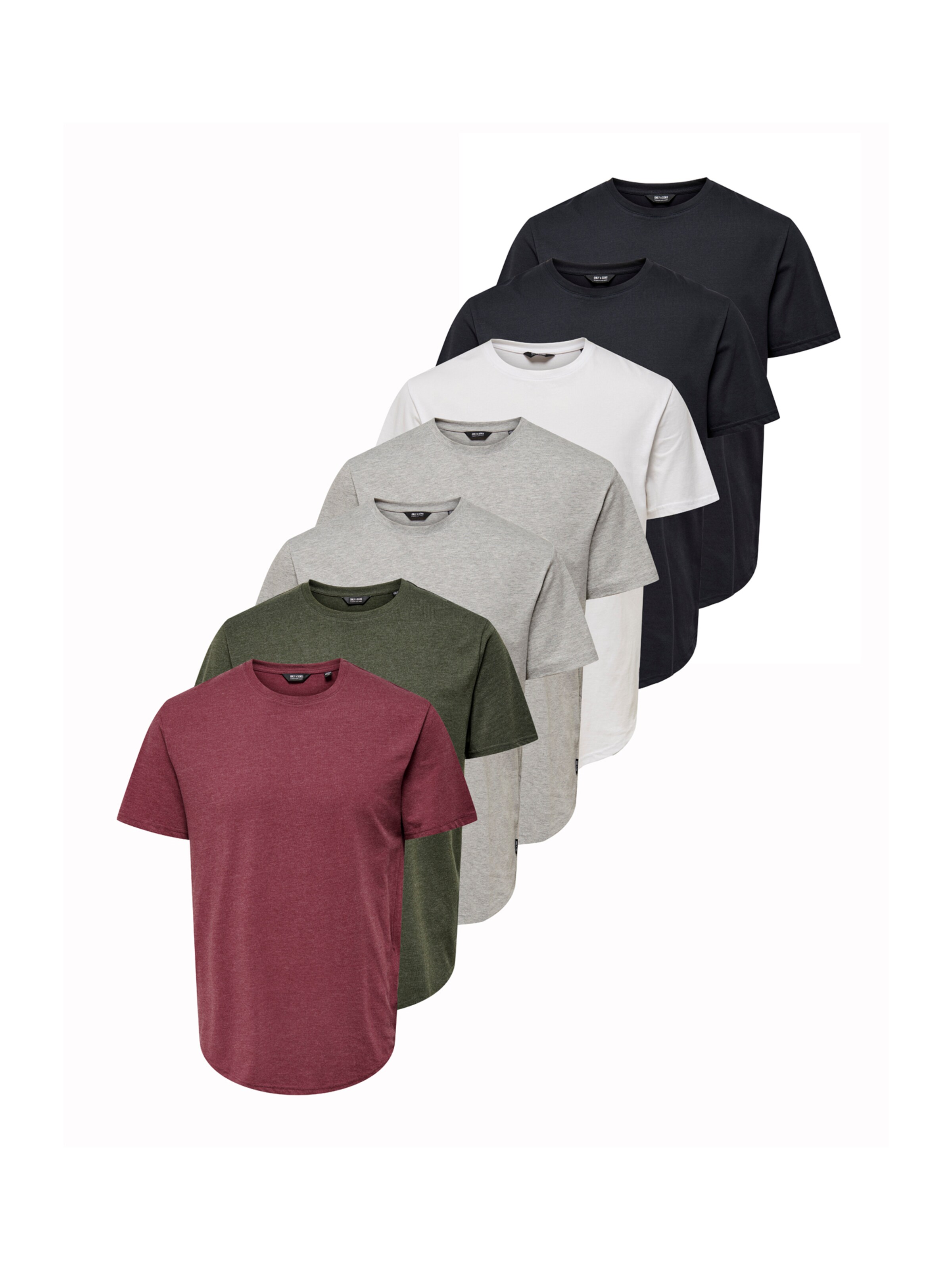 Only & Sons - Camisa 'ONSMATT' em cinzento: frente