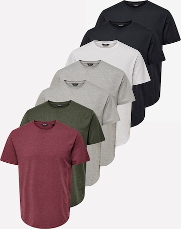 Only & Sons Paita 'ONSMATT' värissä harmaa: etupuoli