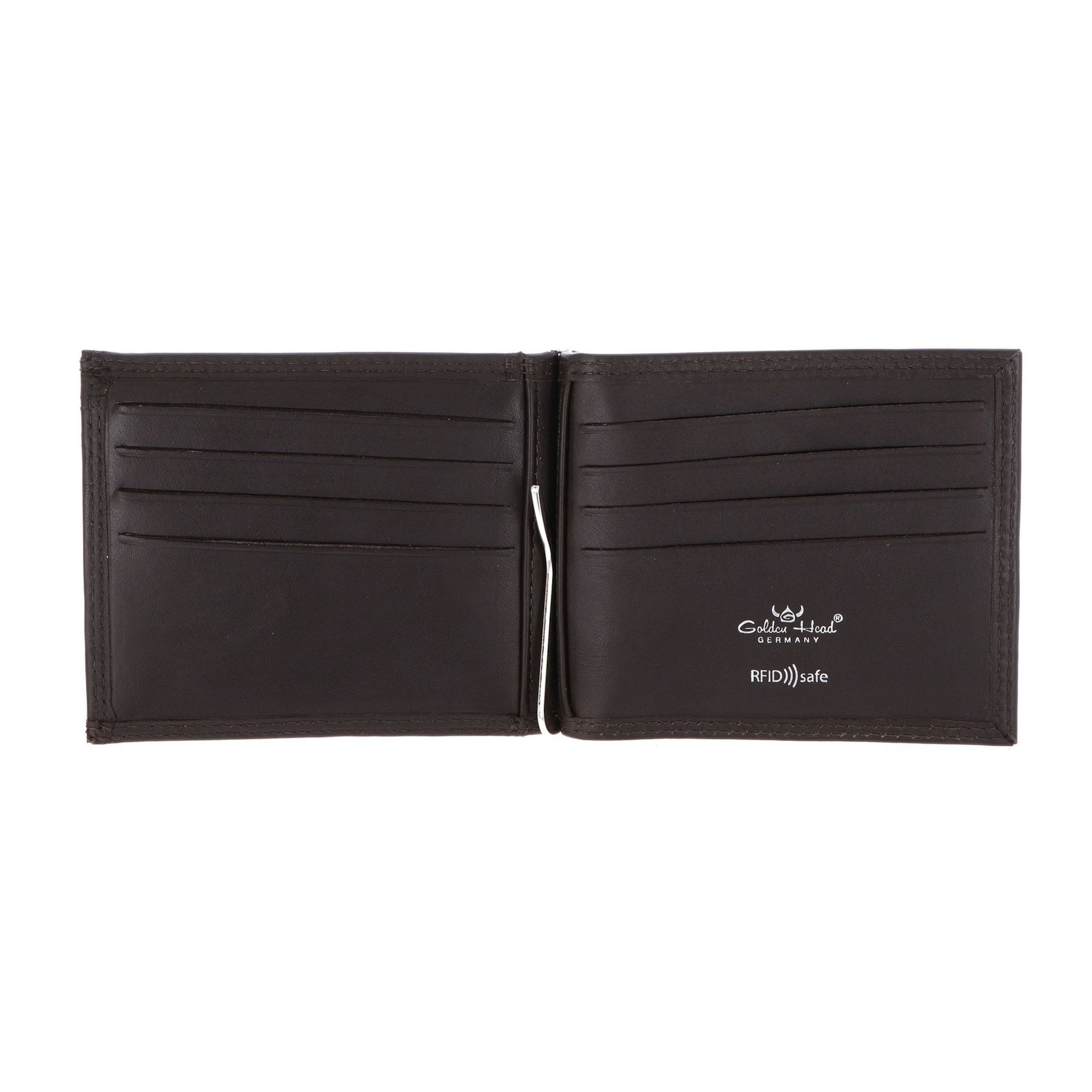 Porte-monnaies 'Polo' GOLDEN HEAD en marron