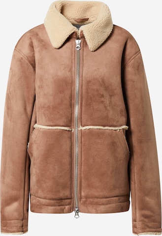 WEEKDAY Between-season jacket 'Divine' in Brown: front