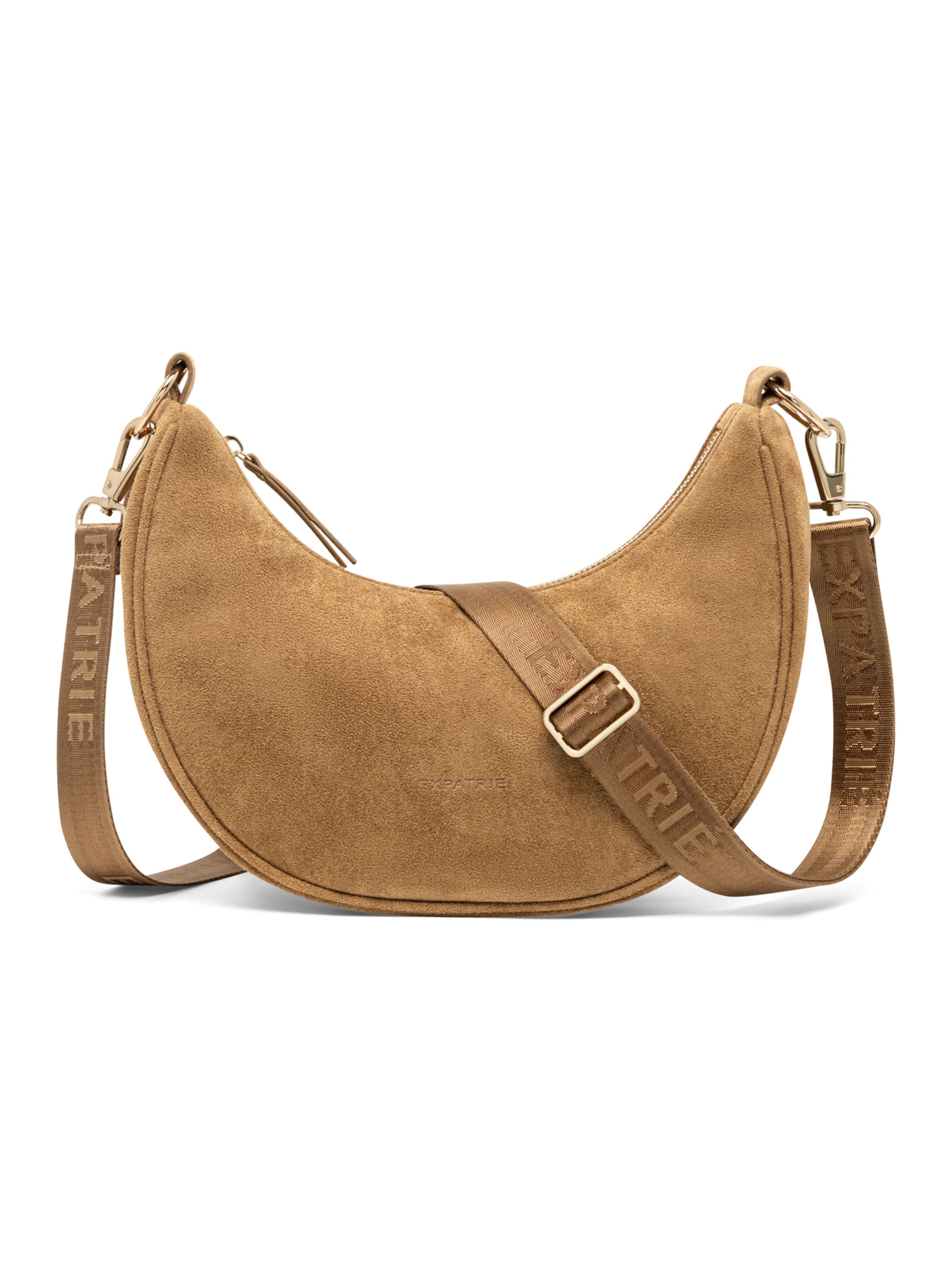 Expatrié Crossbody bag 'Lea' in Brown: front