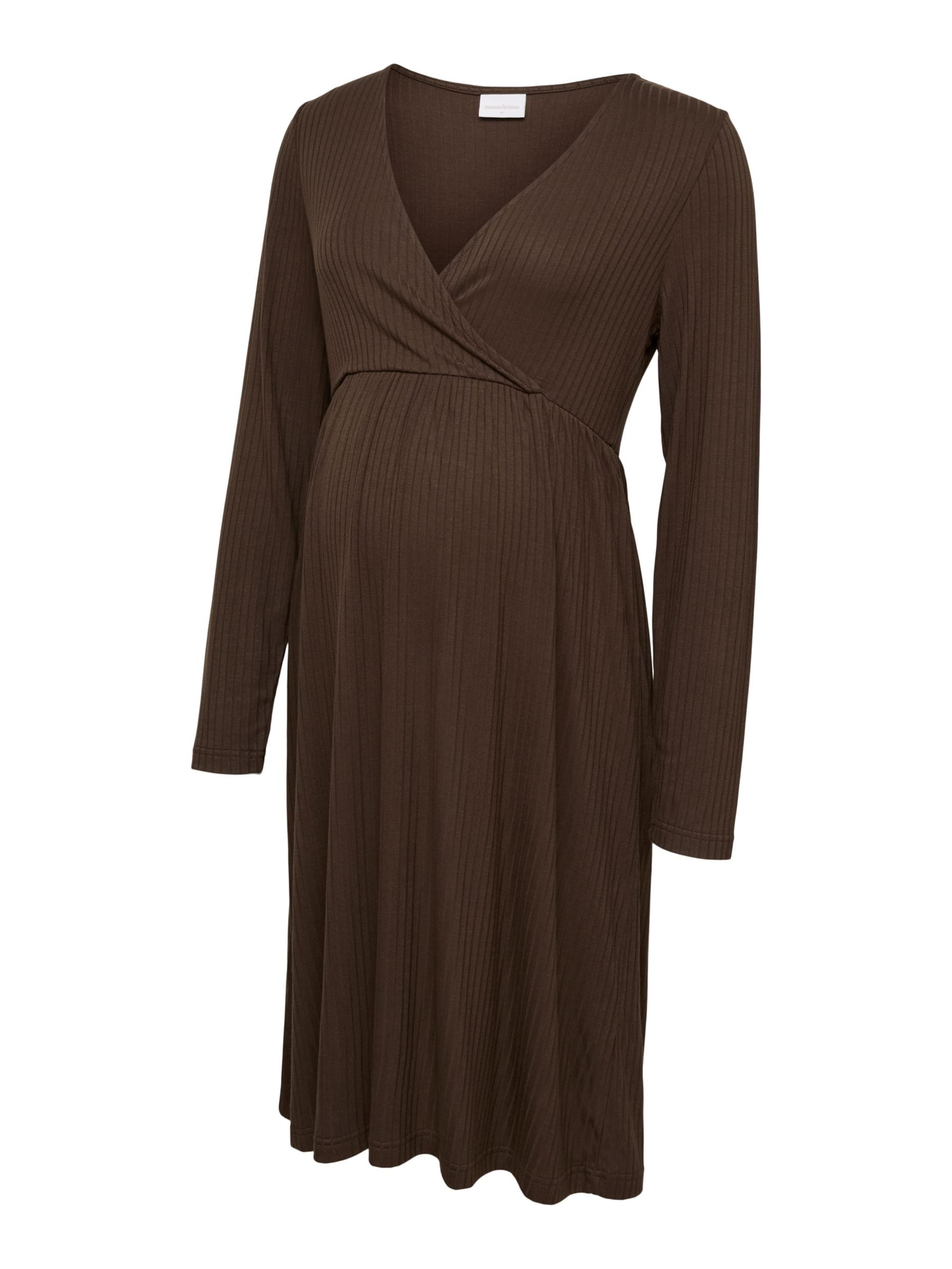 MAMALICIOUS Kleid in Braun: Vorderseite
