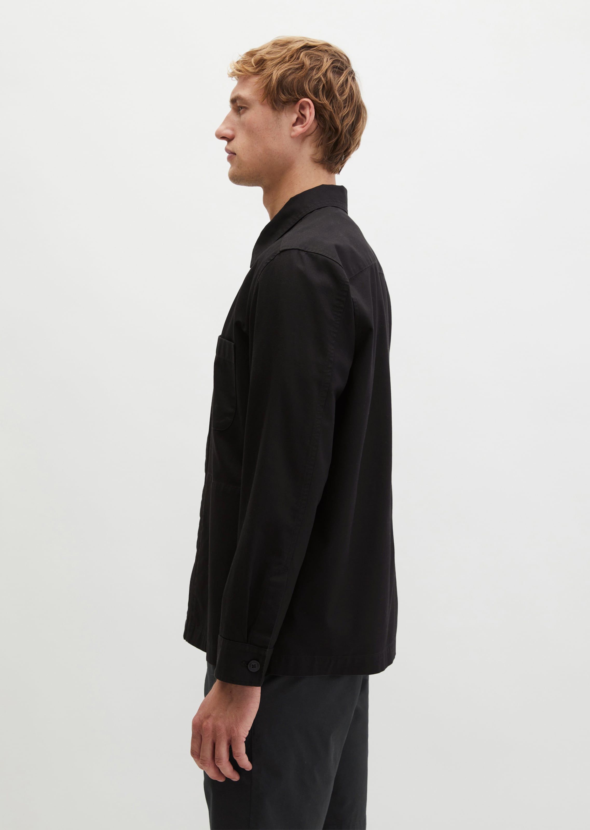 Marc O'Polo Regular fit Overhemd in Zwart