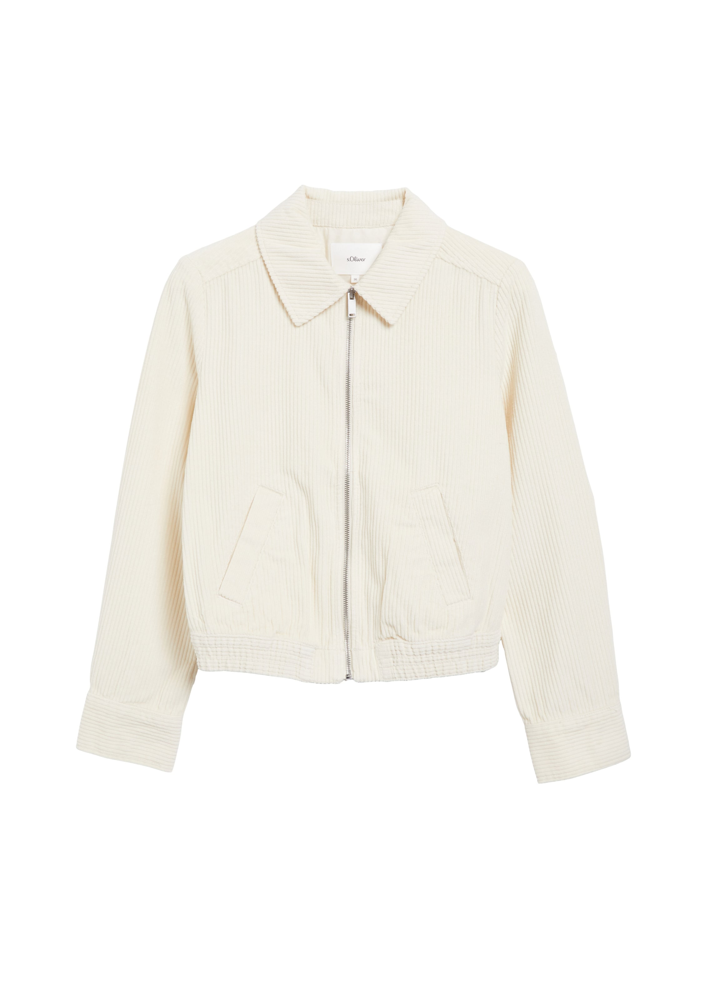 s.Oliver Between-season jacket in XXS in Cream, Item view