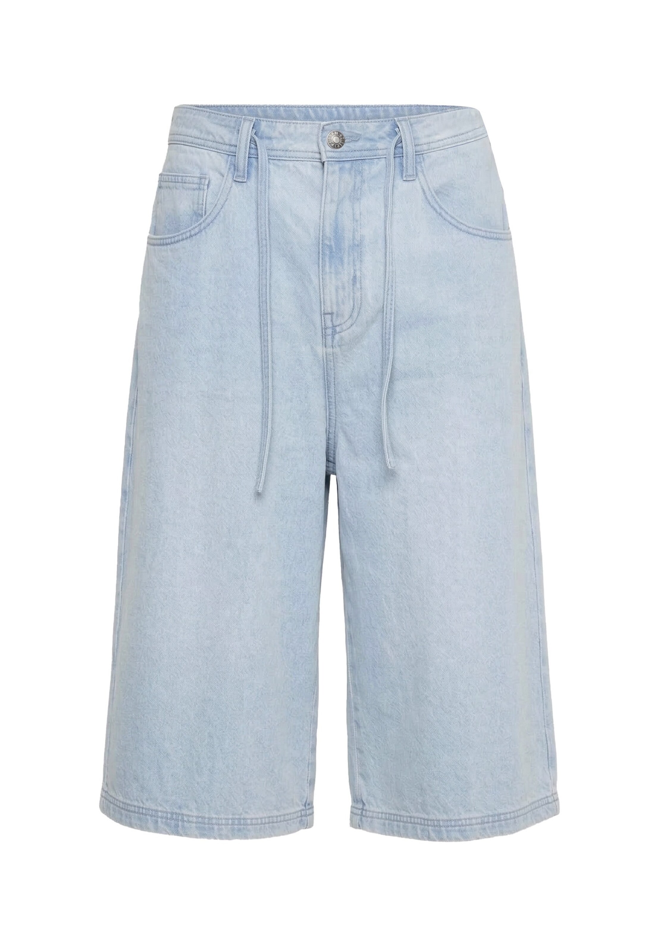 Urban Classics Baggy Jeans in Blauw: voorkant
