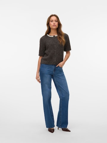 VERO MODA Knit cardigan 'VMOcean' in Brown