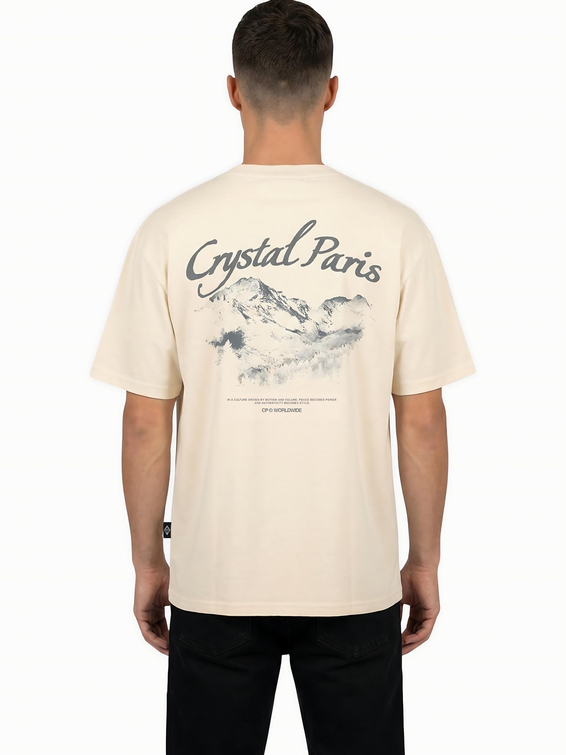 Crystal Paris Shirt 'Peace' in Wit