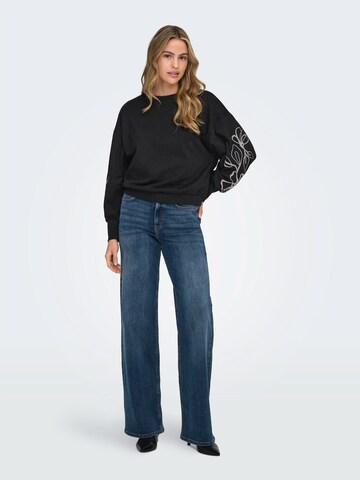 ONLY Sweatshirt in Zwart