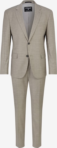 STRELLSON Regular Suit 'Aidan-Max' in Beige: front