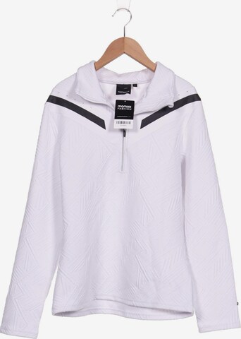ICEPEAK Sweatshirt & Zip-Up Hoodie in L in White: front