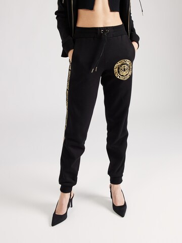 Just Cavalli Tapered Broek in Zwart: voorkant