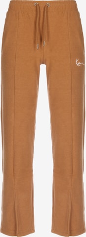 Loosefit Pantalon Karl Kani en marron : devant