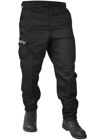 normani Regular Outdoor trousers in Black: front
