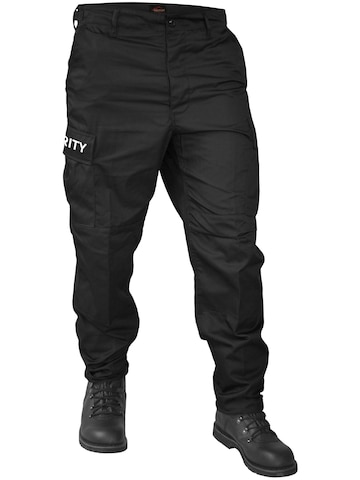 Regular Pantalon outdoor normani en noir : devant