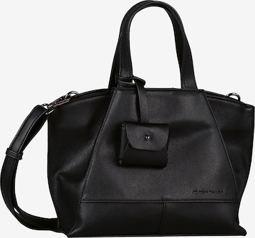 TOM TAILOR Shopper in Zwart: voorkant