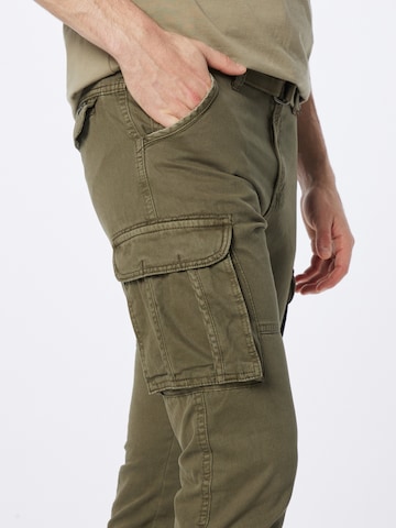 INDICODE JEANS Regular Cargo trousers 'Villiam' in Green