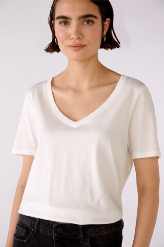 OUI Koszulka 'CARLI' w kolorze biały