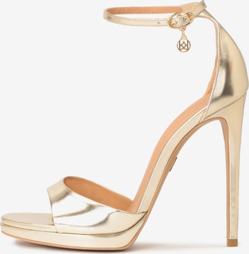 Kazar Remmisandaalit värissä kulta: etupuoli