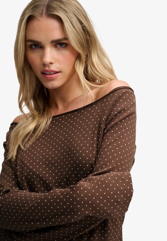 T-shirt 'Bardot' Superdry & Co en marron