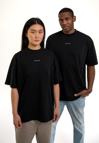 T-Shirt 'Sammy Oversized' Johnny Urban en noir : devant