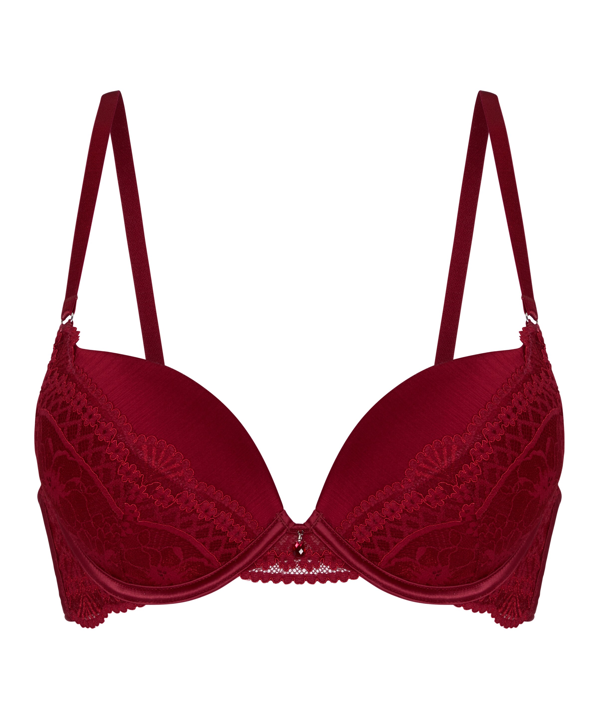 Hunkemöller Push-up Bra 'Tosca' in Red: front