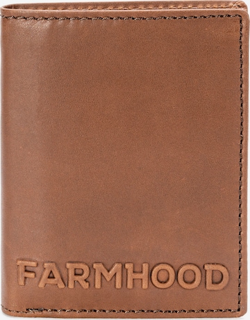 Porte-monnaies Farmhood en marron : devant