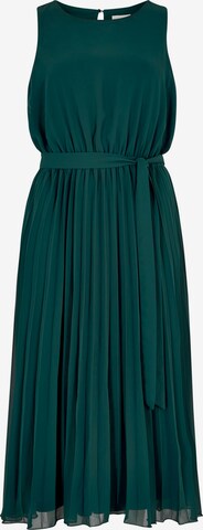 Apricot Cocktail Dress in Green: front
