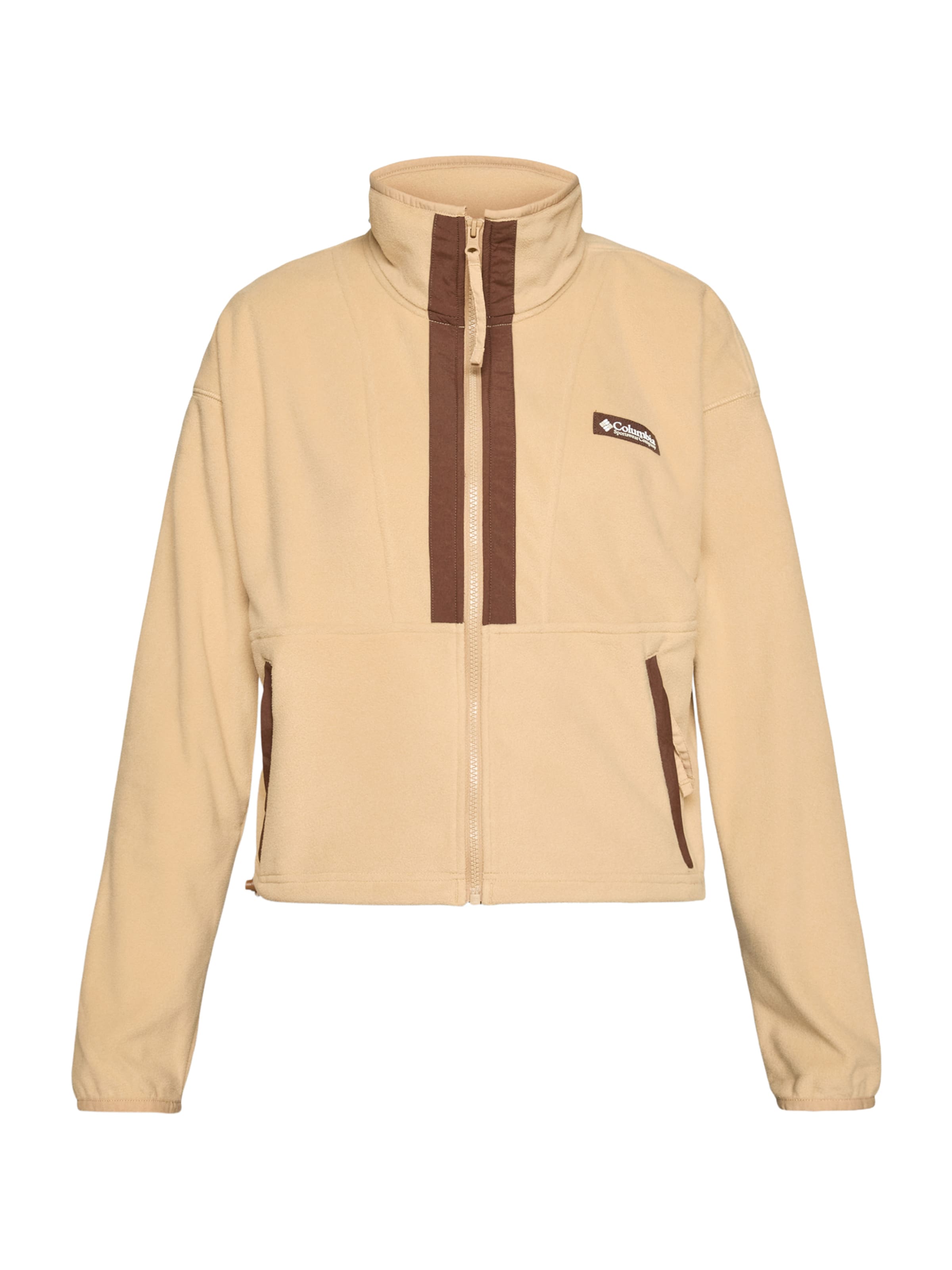 COLUMBIA Λειτουργική ζακέτα φλις 'Backbowl II' σε καφέ: μπροστά